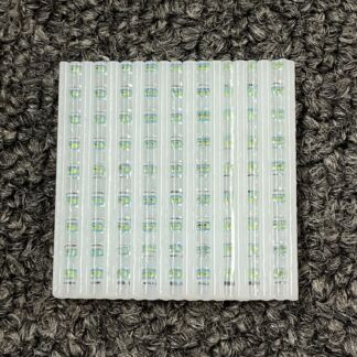 Job Glass 1 1/2" Squares White