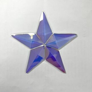 Dichroic Beveled Star 5 piece - DS455