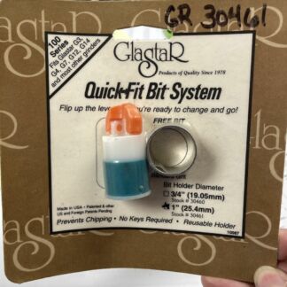 Grinding Bits-Glastar Quick-Fit Bit-1" with Holder