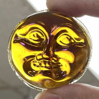 Dichroic Moon Face Round 43mm Jewel MF43-02
