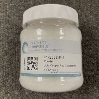 Oceanside 96 COE Frit - Light Copper Red Transparent #5552