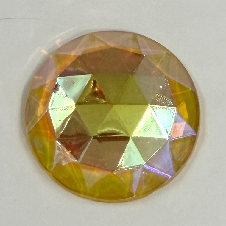 Dichroic 30mm Jewel BR30-13 Round Yellow - Image 2
