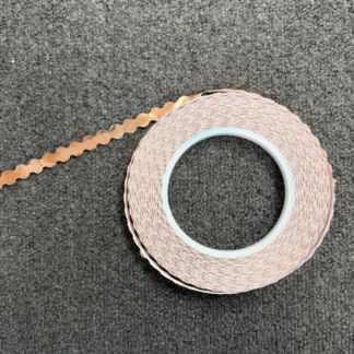 Double Scalloped Wave Silver Backed Copper Foil - #110