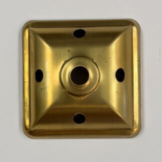 Brass Vented Square Vase Cap 2 3/4" -  WV275