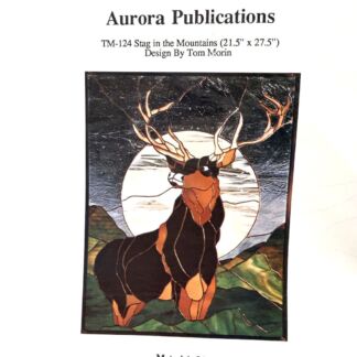 Aurora Publications Pattern TM124 Stag In The Mountains